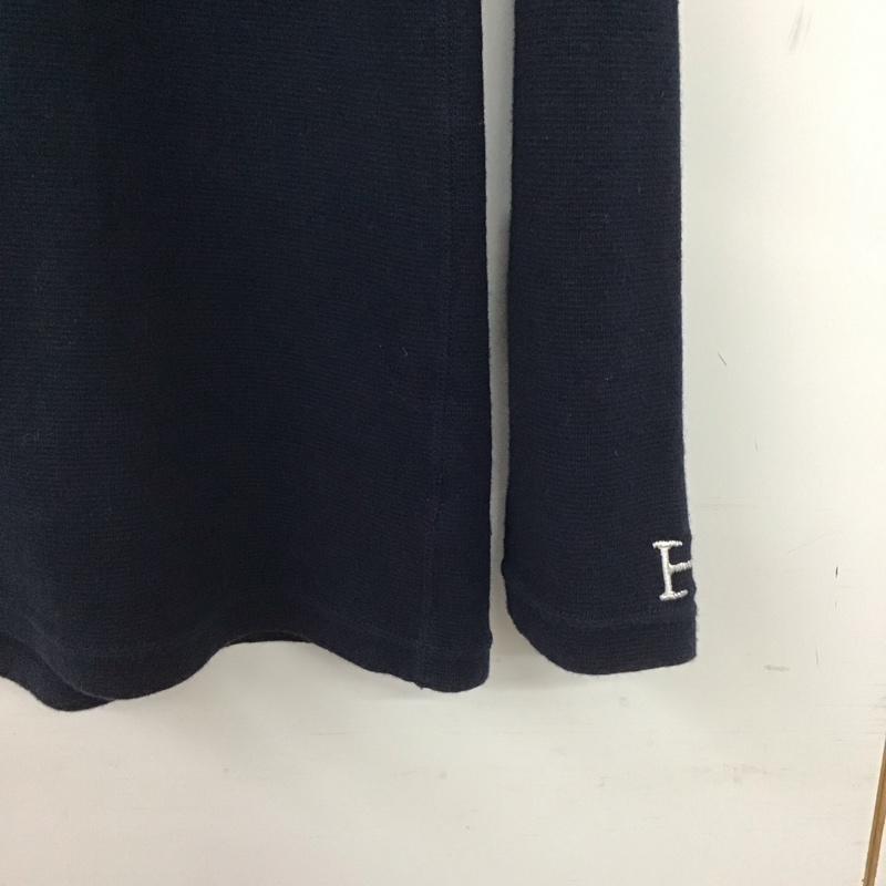 ハリウッドランチマーケット H.R MARKET カットソー 長袖 長袖カットソー 無地カットソー クルーネック 4 無地 紺 / ネイビー / navy メンズ USED 古着 中古 10153752