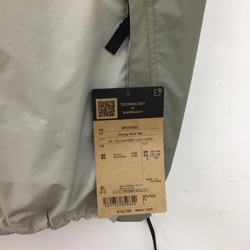 ザノースフェイス THE NORTH FACE ベスト ベスト np22652 チムニーウインドベスト L ロゴ、文字 マルチカラー / マルチカラー / multicolor メンズ USED 古着 中古 10153755