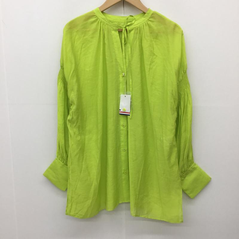 ベイフロー BAYFLOW シャツ、ブラウス 長袖 FREE 無地 薄緑 / ライトグリーン / レディース USED 古着 中古 10153756