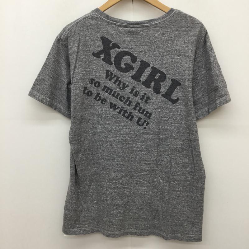 エックスガール X-girl Tシャツ 半袖 Disney ONE SIZE キャラクター 灰 / グレー / gray レディース USED 古着 中古 10153758