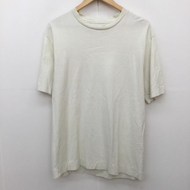 エムエイチエル MHL. Tシャツ 半袖 M 無地 アイボリー / アイボリー / メンズ USED 古着 中古 10153760