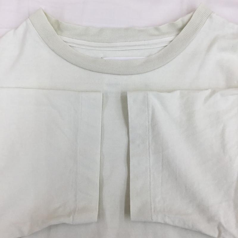 エムエイチエル MHL. Tシャツ 半袖 M 無地 アイボリー / アイボリー / メンズ USED 古着 中古 10153760