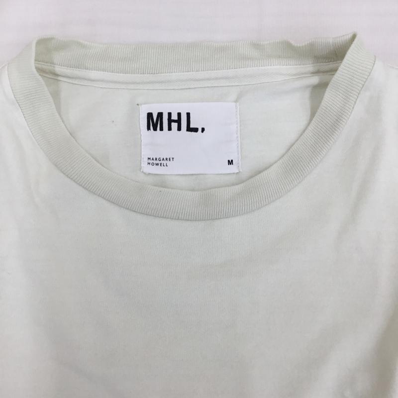 エムエイチエル MHL. Tシャツ 半袖 M 無地 アイボリー / アイボリー / メンズ USED 古着 中古 10153760