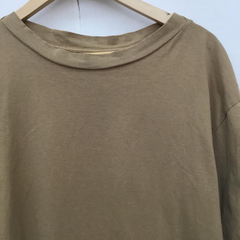エムエイチエル MHL. Tシャツ 半袖 M 無地 茶 / ブラウン / brown メンズ USED 古着 中古 10153761