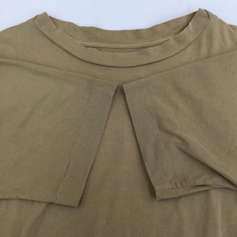 エムエイチエル MHL. Tシャツ 半袖 M 無地 茶 / ブラウン / brown メンズ USED 古着 中古 10153761