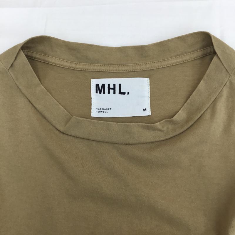 エムエイチエル MHL. Tシャツ 半袖 M 無地 茶 / ブラウン / brown メンズ USED 古着 中古 10153761