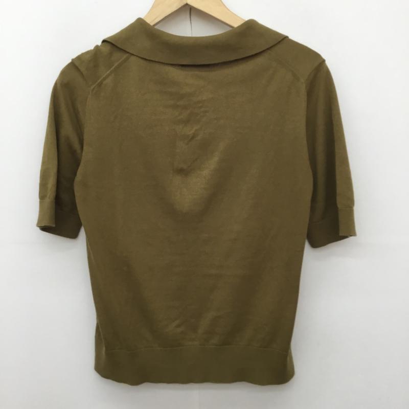 マーガレットハウエル MARGARET HOWELL カットソー 半袖 2 無地 カーキ / カーキ / khaki レディース USED 古着 中古 10153762