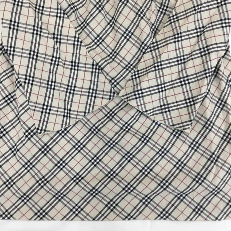 バーバリーブルーレーベル BURBERRY BLUE LABEL カットソー 七分袖 38 チェック ベージュ / ベージュ / beige レディース USED 古着 中古 10153763