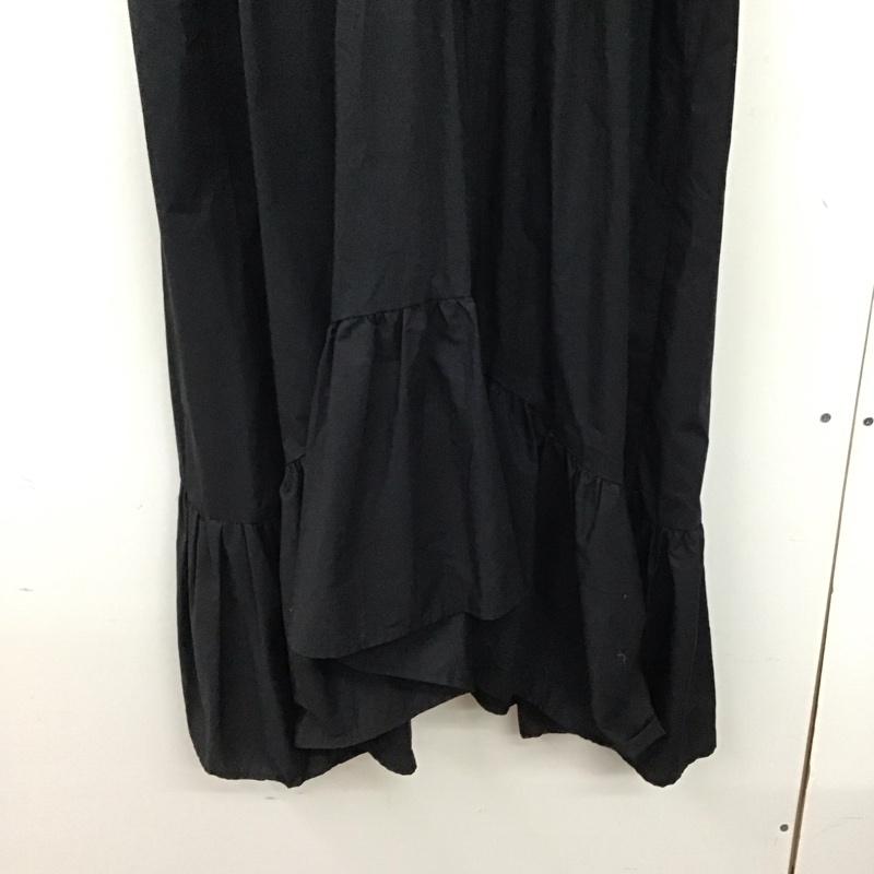 ザラ ZARA ワンピース ロングスカート S 無地 黒 / ブラック / black レディース USED 古着 中古 10153768