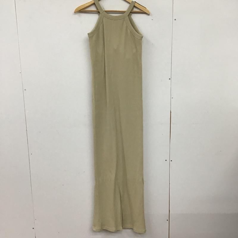 ディスコート Discoat ワンピース ロングスカート タグ付 無地 ベージュ / ベージュ / beige レディース USED 古着 中古 10153769