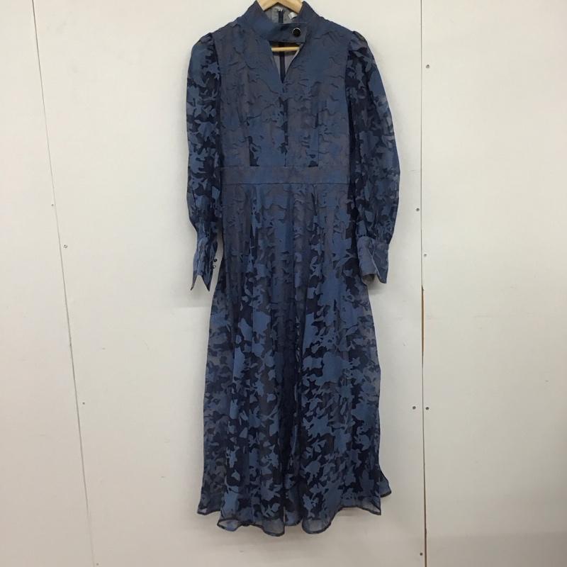 リエンダ rienda ワンピース ロングスカート 110gs833-1460 オパールH/NフレアOP S 総柄 青 / ブルー / blue レディース USED 古着 中古 10153770