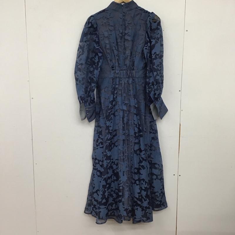 リエンダ rienda ワンピース ロングスカート 110gs833-1460 オパールH/NフレアOP S 総柄 青 / ブルー / blue レディース USED 古着 中古 10153770