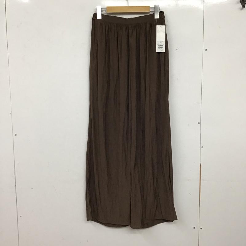 サマンサモスモスブルー Samansa Mos2 blue ボトムス ボトムス ビンテージサテンイージーパンツ 新品 FREE 無地 茶 / ブラウン / brown レディース USED 古着 中古 10153772