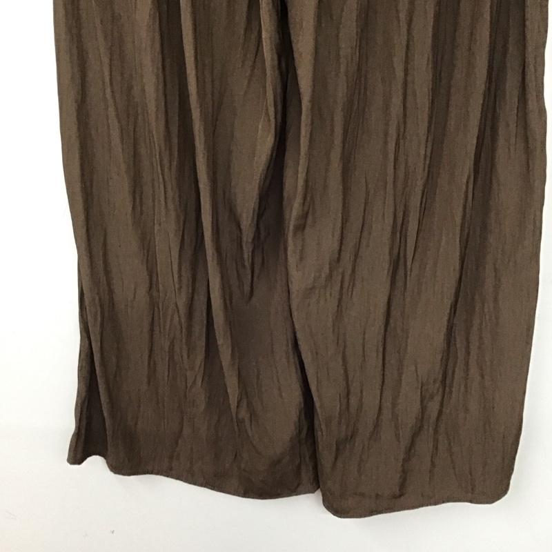 サマンサモスモスブルー Samansa Mos2 blue ボトムス ボトムス ビンテージサテンイージーパンツ 新品 FREE 無地 茶 / ブラウン / brown レディース USED 古着 中古 10153772