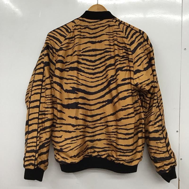 ビームス BEAMS ジャケット、上着 ジャンパー、ブルゾン ジップアップジャケット スカジャン ラグラン アウター S ロゴ、文字 黒 / ブラック / black メンズ USED 古着 中古 10153773