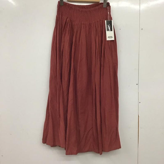 アズールバイマウジー AZUL BY MOUSSY スカート ロングスカート タグ付 S 無地 茶 / ブラウン / brown レディース USED 古着 中古 10153774