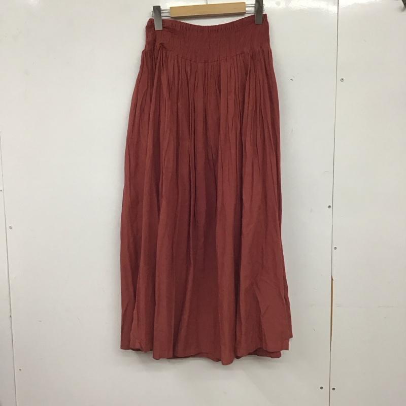 アズールバイマウジー AZUL BY MOUSSY スカート ロングスカート タグ付 S 無地 茶 / ブラウン / brown レディース USED 古着 中古 10153774