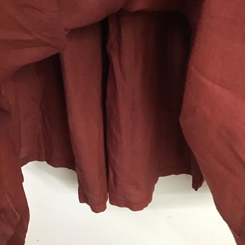 アズールバイマウジー AZUL BY MOUSSY スカート ロングスカート タグ付 S 無地 茶 / ブラウン / brown レディース USED 古着 中古 10153774