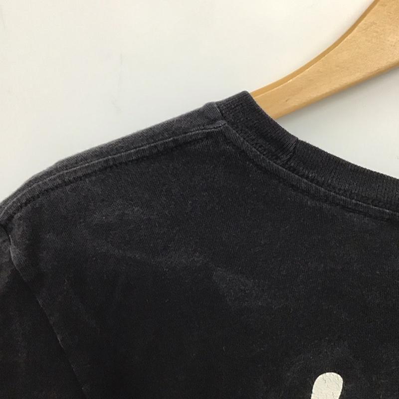 ステューシー STUSSY Tシャツ 半袖 半袖カットソー プリントTシャツ クルーネックカットソー S ロゴ、文字 ダークグレー / ダークグレー / メンズ USED 古着 中古 10153775