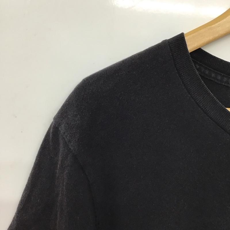 ステューシー STUSSY Tシャツ 半袖 半袖カットソー プリントTシャツ クルーネックカットソー S ロゴ、文字 ダークグレー / ダークグレー / メンズ USED 古着 中古 10153775