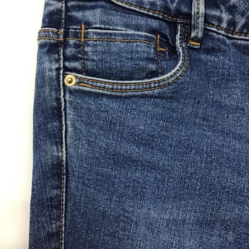 ザラ ZARA パンツ デニム、ジーンズ 34 無地 水色 / ライトブルー / レディース USED 古着 中古 10153776