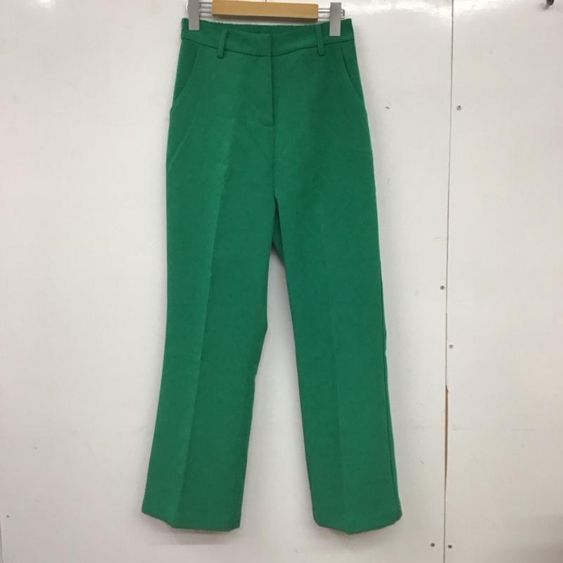 フーズフーギャラリー WHO S WHO gallery パンツ スラックス FREE 無地 緑 / グリーン / green レディース USED 古着 中古 10153779