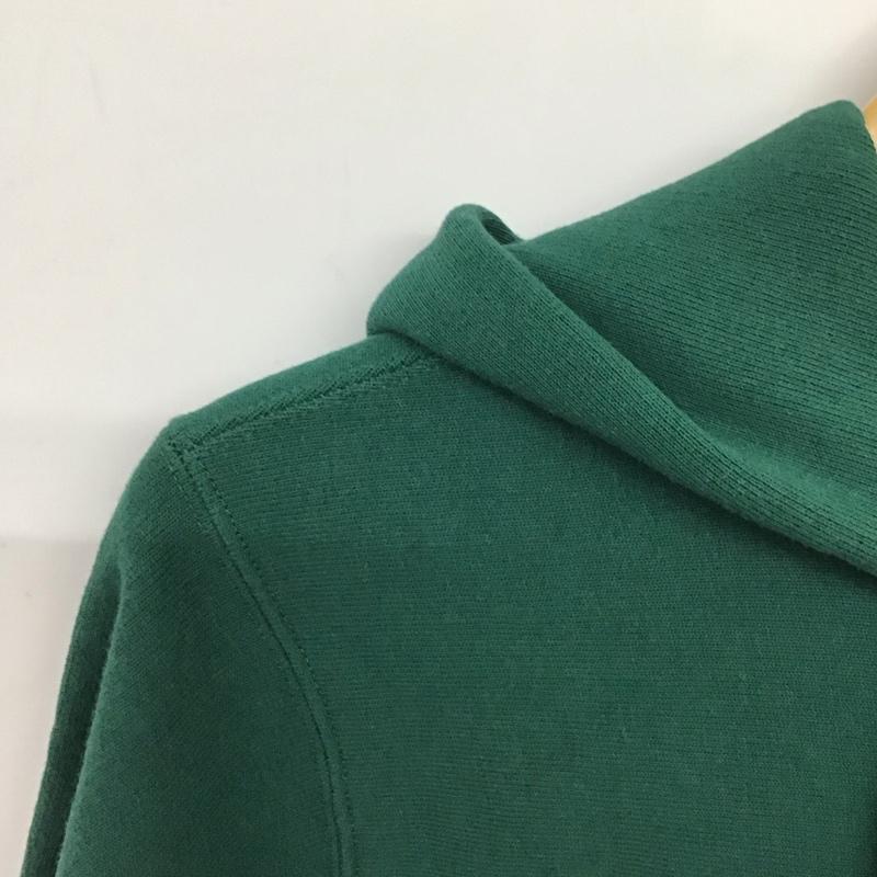 チャンピオン Champion パーカー 長袖 ジップアップパーカー 長袖パーカー カジュアルジャケット L 無地 緑 / グリーン / green メンズ USED 古着 中古 10153780
