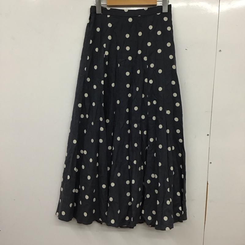 ジーナシス JEANASIS スカート ロングスカート M ドット 灰 / グレー / gray レディース USED 古着 中古 10153784