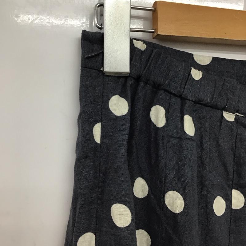 ジーナシス JEANASIS スカート ロングスカート M ドット 灰 / グレー / gray レディース USED 古着 中古 10153784
