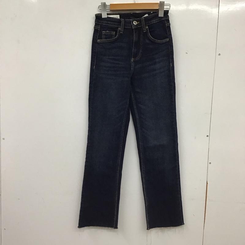 ザラ ZARA パンツ デニム、ジーンズ 32 無地 インディゴ / インディゴ / Indigo レディース USED 古着 中古 10153786