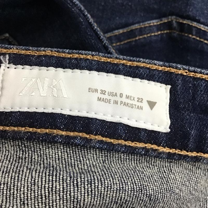 ザラ ZARA パンツ デニム、ジーンズ 32 無地 インディゴ / インディゴ / Indigo レディース USED 古着 中古 10153786