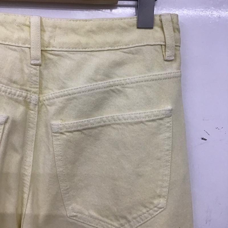 ザラ ZARA パンツ デニム、ジーンズ 36 無地 黄 / イエロー / yellow レディース USED 古着 中古 10153787