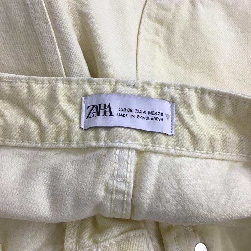 ザラ ZARA パンツ デニム、ジーンズ 36 無地 黄 / イエロー / yellow レディース USED 古着 中古 10153787
