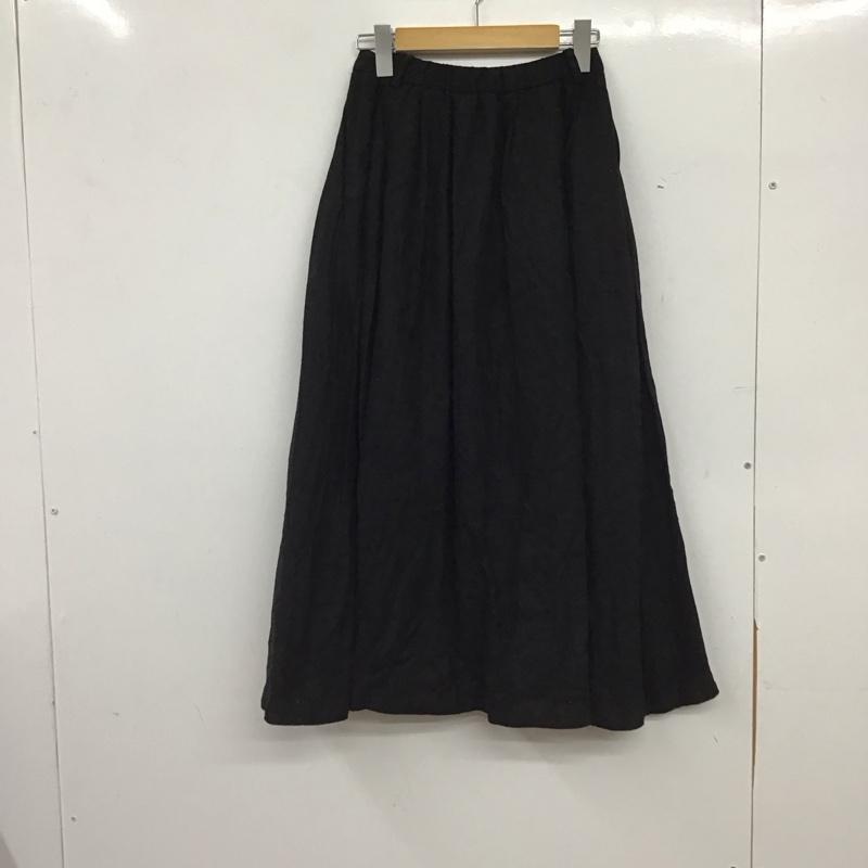 マウジー MOUSSY スカート ロングスカート FREE 無地 黒 / ブラック / black レディース USED 古着 中古 10153788