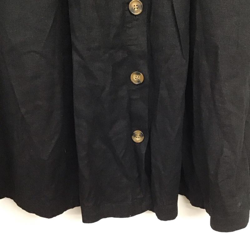 マウジー MOUSSY スカート ロングスカート FREE 無地 黒 / ブラック / black レディース USED 古着 中古 10153788