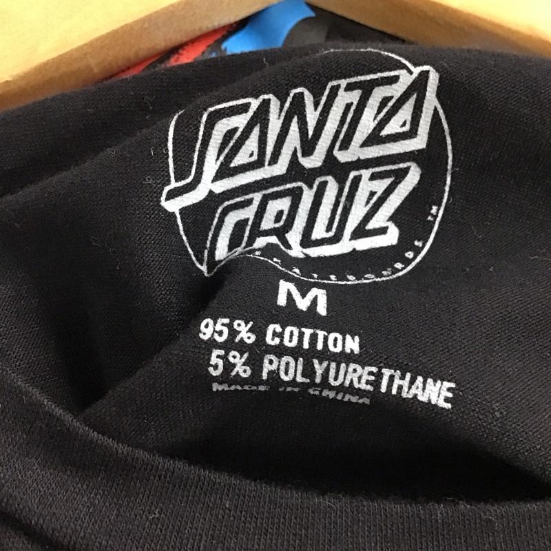 サンタクルーズ SANTA CRUZ タンクトップ タンクトップ タンクトップ ノースリーブカットソー クルーネック M ロゴ、文字 黒 / ブラック / black メンズ USED 古着 中古 10153789