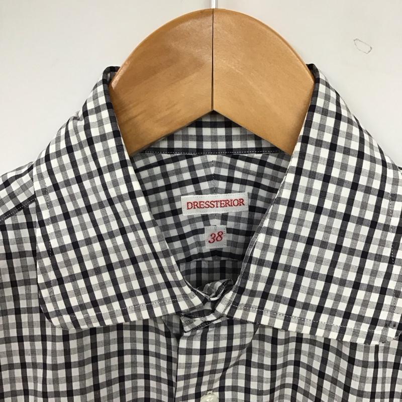 ドレステリア DRESSTERIOR シャツ、ブラウス 長袖 長袖シャツ チェックシャツ カラーシャツ 38 チェック マルチカラー / マルチカラー / multicolor メンズ USED 古着 中古 10153792
