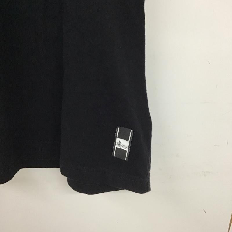 モンクレール MONCLER Tシャツ 半袖 半袖カットソー プリントTシャツ クルーネックカットソー M ロゴ、文字 黒 / ブラック / black メンズ USED 古着 中古 10153796