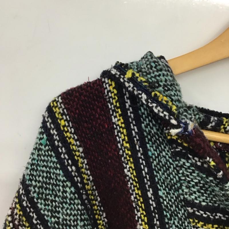 古着 USED パーカー 長袖 メキシカンパーカー Vネック 長袖パーカー プリント マルチカラー / マルチカラー / multicolor メンズ USED 古着 中古 10153797
