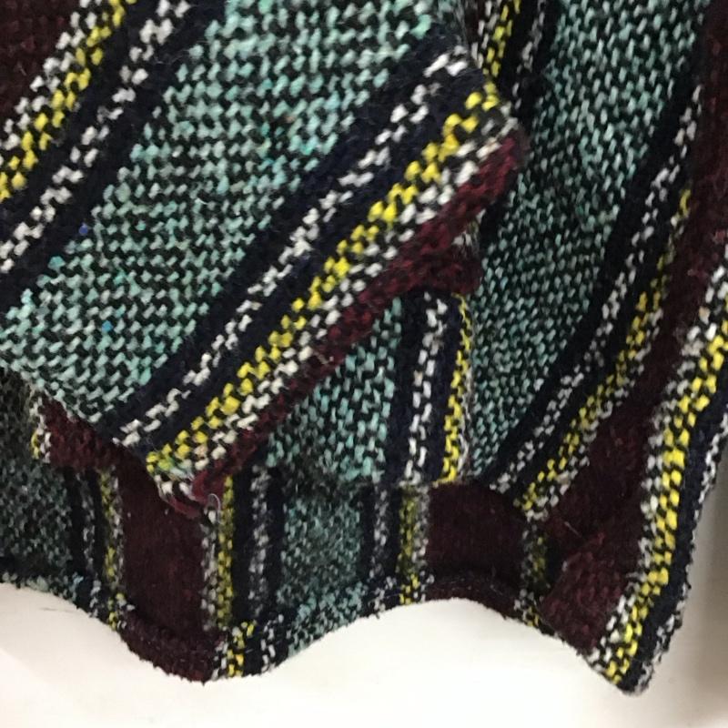 古着 USED パーカー 長袖 メキシカンパーカー Vネック 長袖パーカー プリント マルチカラー / マルチカラー / multicolor メンズ USED 古着 中古 10153797