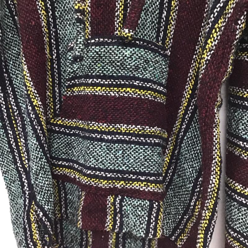 古着 USED パーカー 長袖 メキシカンパーカー Vネック 長袖パーカー プリント マルチカラー / マルチカラー / multicolor メンズ USED 古着 中古 10153797