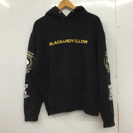 ラッツ RATS パーカー 長袖 長袖パーカー プルオーバーパーカー スウェット XL ロゴ、文字 黒 / ブラック / black メンズ USED 古着 中古 10153798