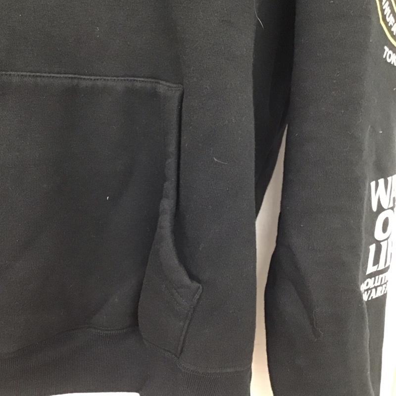 ラッツ RATS パーカー 長袖 長袖パーカー プルオーバーパーカー スウェット XL ロゴ、文字 黒 / ブラック / black メンズ USED 古着 中古 10153798