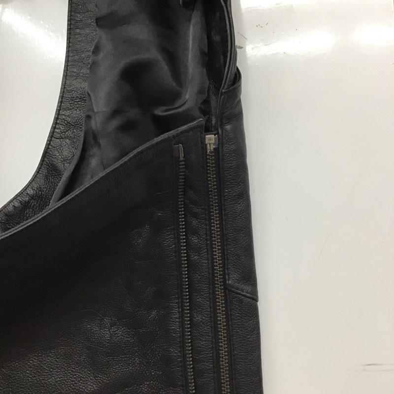 ハーレーダビッドソン Harley-Davidson パンツ ワークパンツ、ペインターパンツ レザーパンツ ワイドパンツ カジュアルパンツ カウレザー L 無地 黒 / ブラック / black メンズ USED 古着 中古 10153799