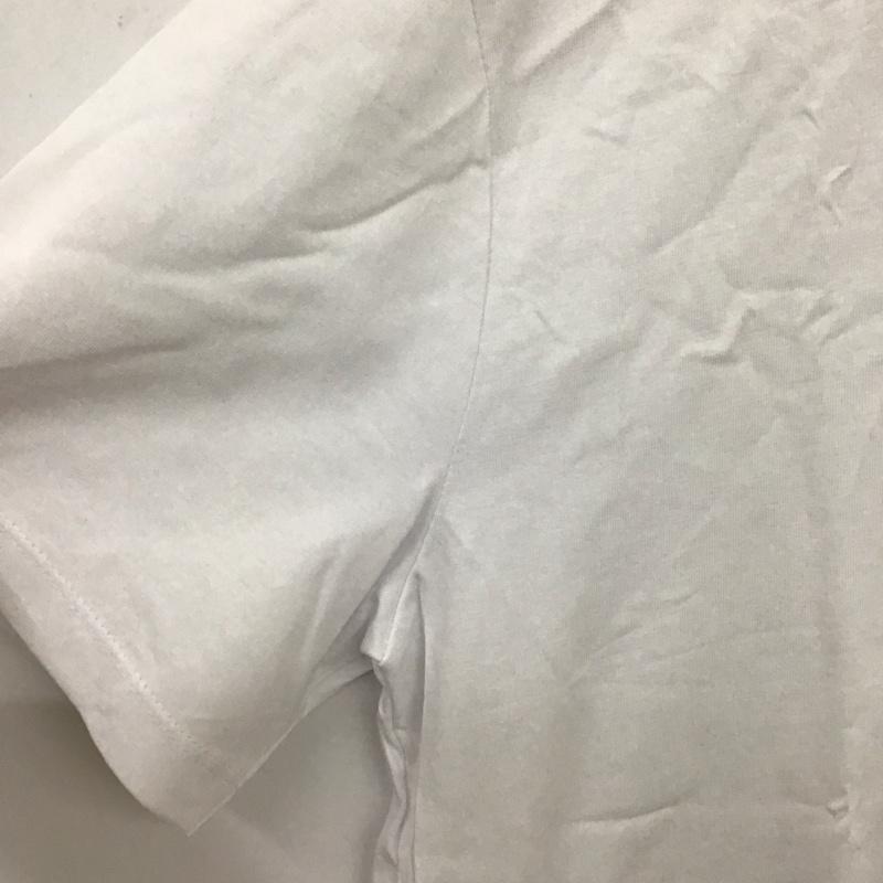 ザラ ZARA Tシャツ 半袖 半袖カットソー プリントTシャツ クルーネックカットソー M プリント 白 / ホワイト / white レディース USED 古着 中古 10153801