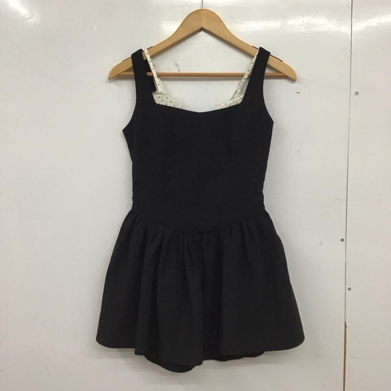 チコ CHICO ワンピース ミニスカート ノースリーブミニワンピース フレアスカート FREE 無地 黒 / ブラック / black レディース USED 古着 中古 10153803