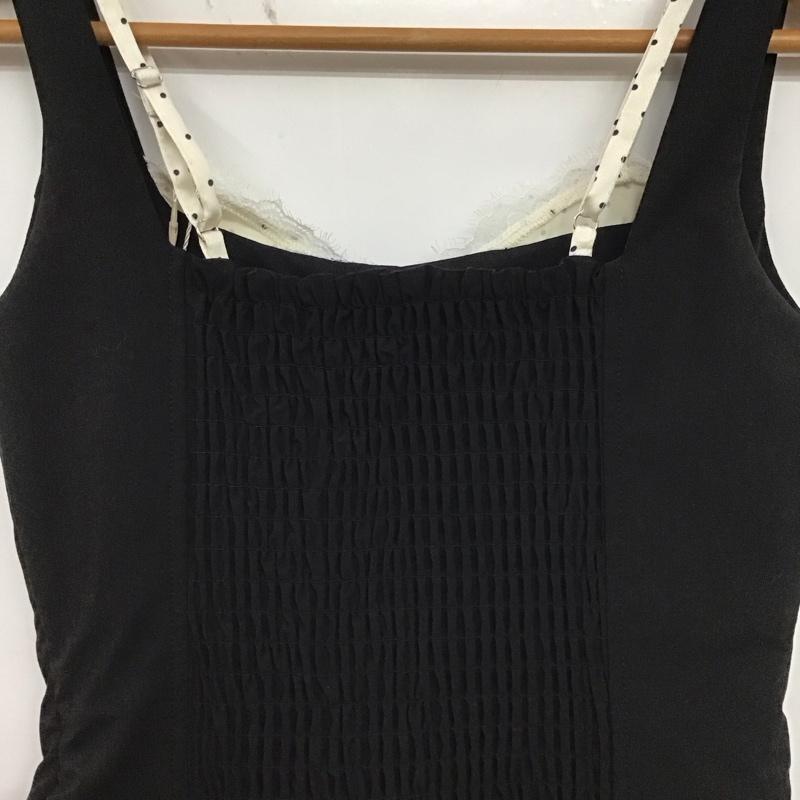 チコ CHICO ワンピース ミニスカート ノースリーブミニワンピース フレアスカート FREE 無地 黒 / ブラック / black レディース USED 古着 中古 10153803