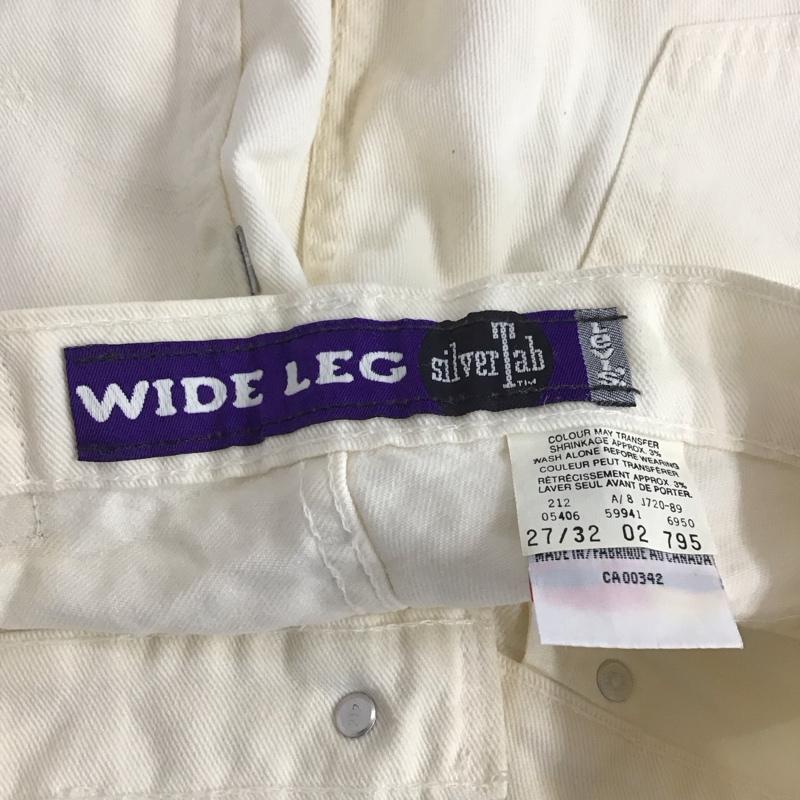 リーバイス Levi s パンツ デニム、ジーンズ 90s カナダ製 27インチ 無地 アイボリー / アイボリー / レディース USED 古着 中古 10153804