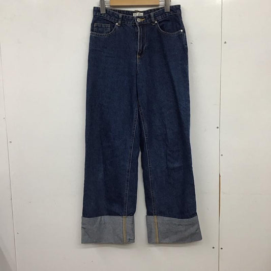 ザラ ZARA パンツ デニム、ジーンズ 36 無地 青 / ブルー / blue レディース USED 古着 中古 10153806