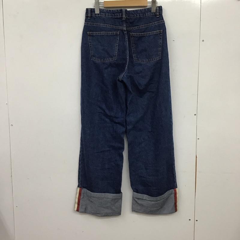 ザラ ZARA パンツ デニム、ジーンズ 36 無地 青 / ブルー / blue レディース USED 古着 中古 10153806